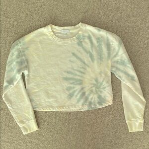 Beyond Yoga Tie-Dye Cropped Sweatshirt